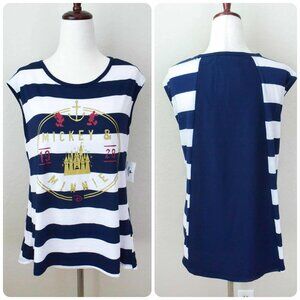 *Disney Parks Merch*  Disney Cruise Line Striped Tank Top, size SMALL - NEW!